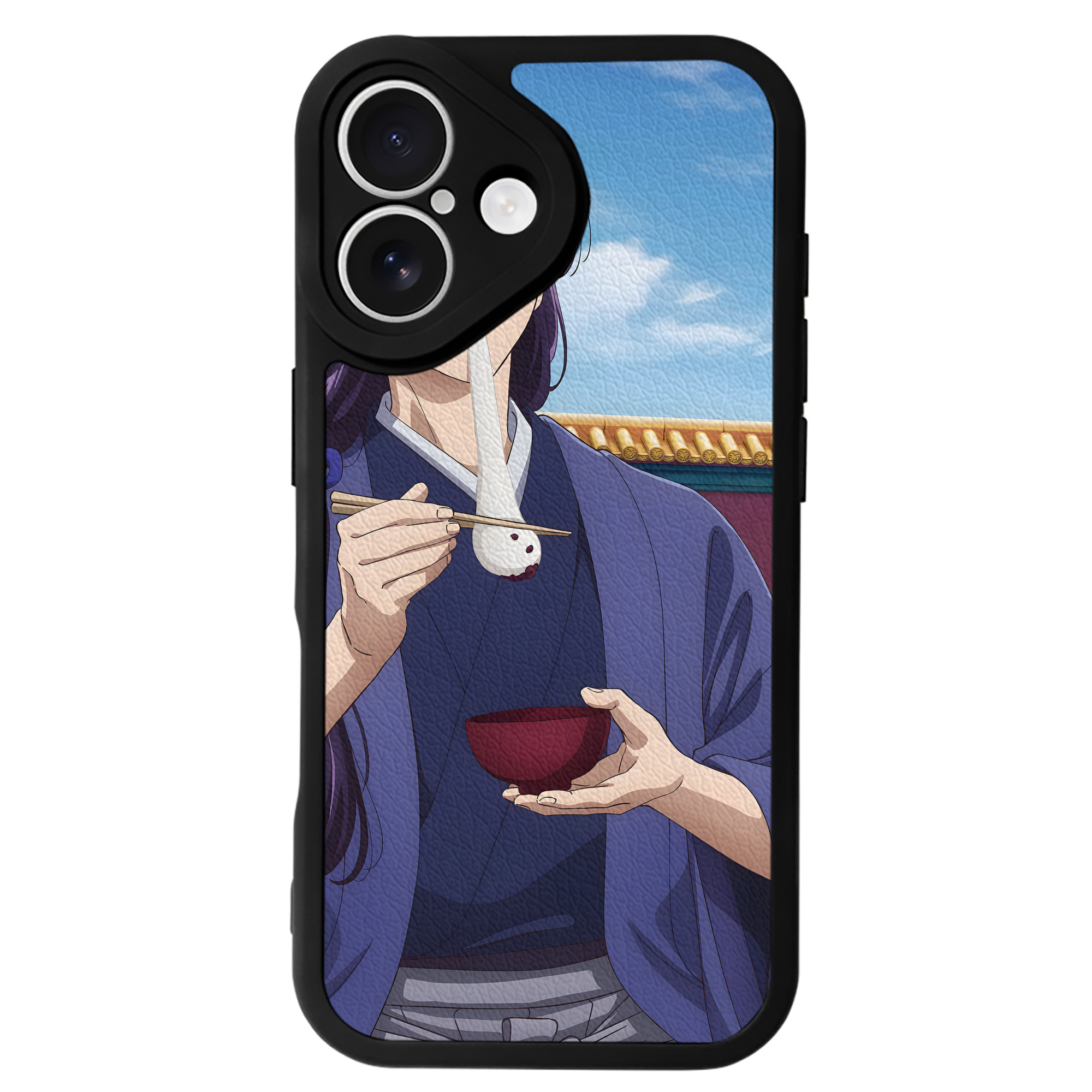 （画像用） 薬屋のひとりごと The Apothecary Diaries 【iPhone 16シリーズ対応】シリコンスマホケース（レザー調） 材質：シリコン